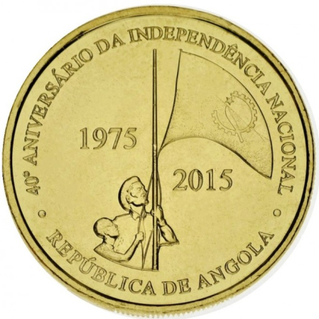 Monede Africa - Angola 100 Kwanzas 2015, 40 ani de la Independenta, Unc