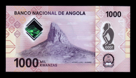 Bancnote - Angola 1000 Kwanzas 2023, polimer, necirculata