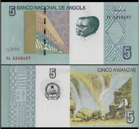 Bancnote - Angola, 5 Kwanzas 2012, UNC-