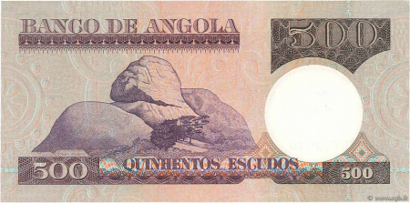 Angola 500 Escudos 1973, Luiz de Camões, necirculata [1]