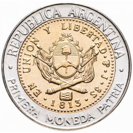 Monede America - Argentina 1 peso 2013 - 200 ani de la emiterea primei monede, UNC