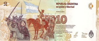 Argentina - Argentina 10 Pesos 2016, necirculata
