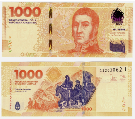 Bancnote - Argentina, 1000 Pesos 2023, necirculata