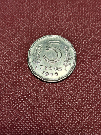 Argentina 5 pesos 1966 [1]