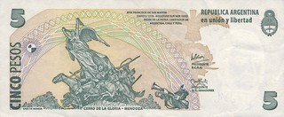 ARGENTINA 5 pesos 2003, necirculata [1]