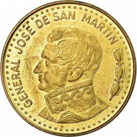 Monede America - Argentina 50 pesos 1980 Jose de San Martin, necirculata