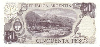 Argentina 50 Pesos 1978, Gral. San Martin, necirculata [1]
