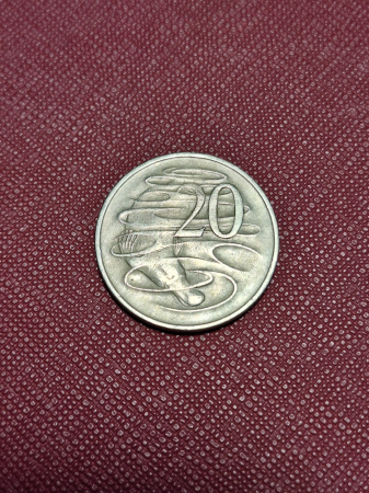 Monede Australia si Oceania - Australia 20 centi 1968