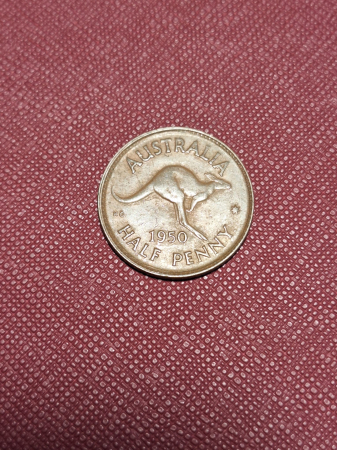 Monede Australia si Oceania - Australia half penny 1950