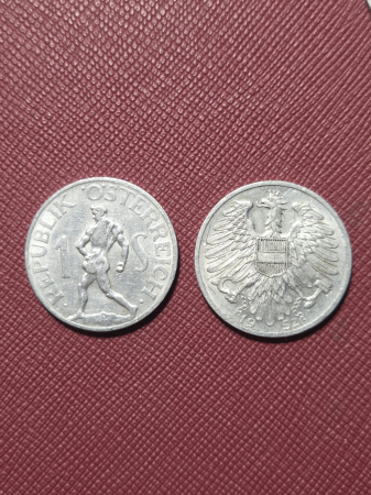 Monede Europa - Austria 1 shiling 1946-1957