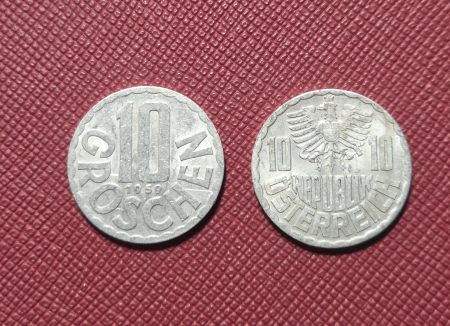 Monede Europa - Austria 10 groschen 1952-1995