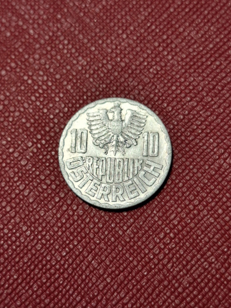Monede straine - Austria 10 groschen 1955