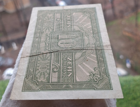 Austria 10 schilling 1944, ocupatia aliata, circulata [4]