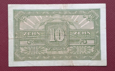 Austria 10 schilling 1944, ocupatia aliata, circulata [1]