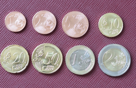 Austria, set 8 monede 2024: 1,2,5,10,20,50 centi, 1,2 Euro, UNC [3]