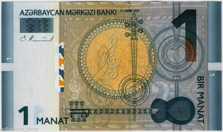 Azerbaidjan, 1 Manat 2009, necirculata [0]