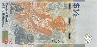 Bahamas 1/2 Dolari 2019, Regina Elisabeta II, necirculata [1]