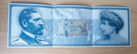 Romania 100 lei 2018, seria 5200, Bancnota aniversara, Centenarul Marii Uniri [0]