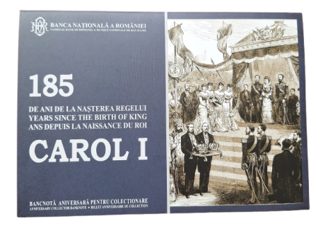 Bancnota Romania, 100 lei 2024, polimer, 185 ani de la nasterea regelui Carol I [5]