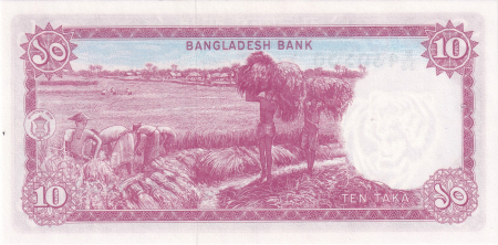 Bangladesh 10 Taka 1978 'Recolta orez' UNC [1]