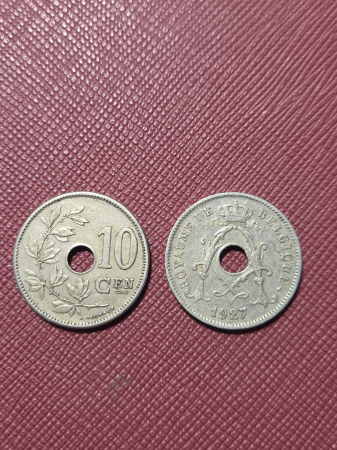 Monede Europa - Belgia 10 centimes 1906-1927