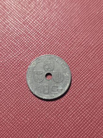 Monede straine - Belgia 10 centimes 1943