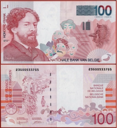 Belgia - Belgia 100 Franci 1995, UNC