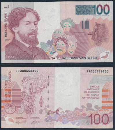 Belgia 100 Franci 1995, UNC [1]