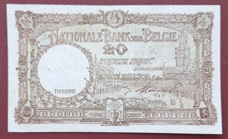 Belgia 20 Franci 1947, circulata, stare buna [1]