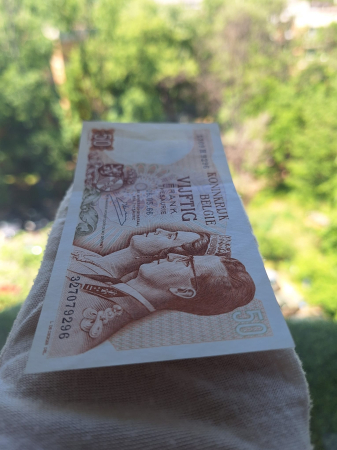 Belgia 50 Franci 1966, aproape necirculata [7]