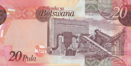 Botswana 20 Pula 2012, hartie, necirculata [1]