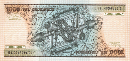 Brazilia 1000 Cruzeiros 1981-1986, necirculata [2]