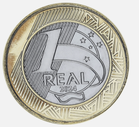 Brazilia 1 Real 2024, 30 ani de la adoptarea monedei, UNC [1]