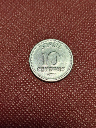 Monede America - Brazilia 10 centavos 1987