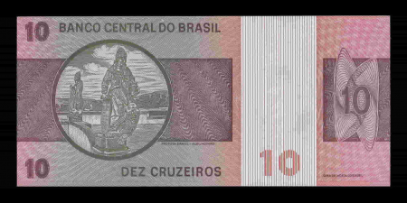 Brazilia 10 Cruzeiros D. Pedro II 1980, necirculata [1]