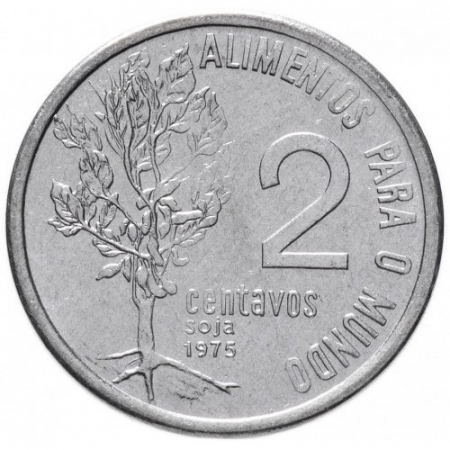 Monede America - Brazilia 2 centavos 1975 FAO, UNC