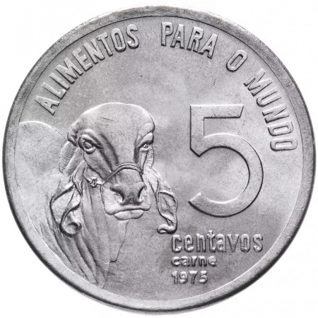 Monede America - Brazilia 5 centavos 1975 FAO, UNC