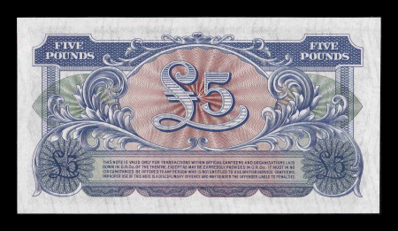 Fortele Armate Britanice, 5 Lire 1948, necirculata [1]