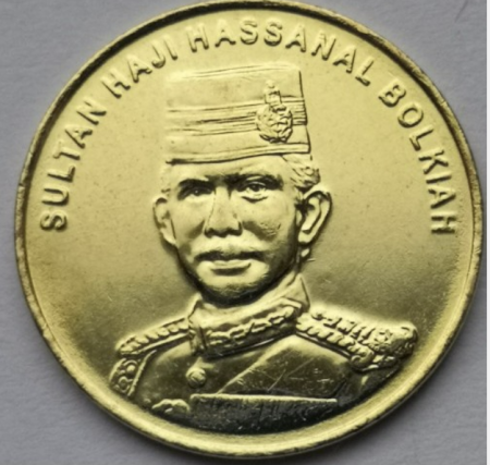 Monede Asia - Brunei 1 sen 2015, SULTAN HAJI HASSANAL BOLKIAH, UNC