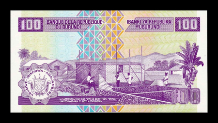 Burundi 100 Franci 2011, necirculata [1]
