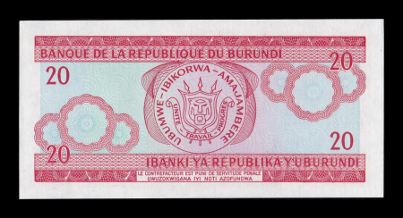 BURUNDI 20 franci 2005, necirculata [1]