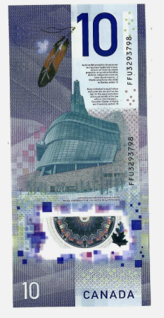 Canada 10 Dolari 2018, polimer, UNC [1]