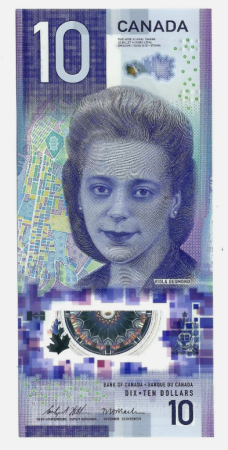 Bancnote America - Canada 10 Dolari 2018, polimer, UNC