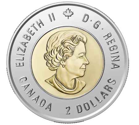 Monede America - Canada 2 dolari 2020, 75 ani de la victoria din Al Doilea Razboi Mondial, UNC