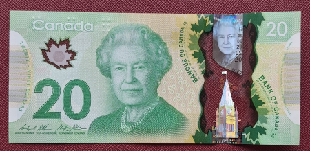 Canada - Canada 20 dolari 2012, polimer, necirculata