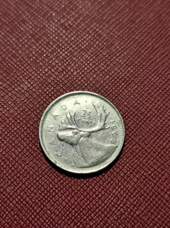 Canada 25 centi 1968, Regina Elisabeta II [1]