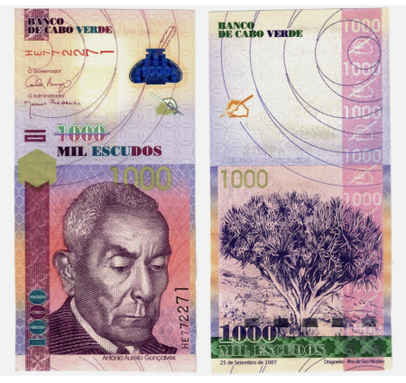 Bancnote Africa - Capul Verde 1000 escudos 2007, necirculata
