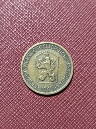 Monede straine - Cehoslovacia 1 coroana 1963