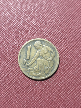 Cehoslovacia 1 coroana 1963 [1]