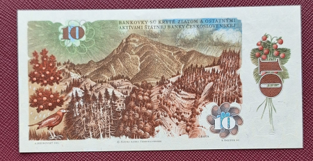 Cehoslovacia - Cehoslovacia 10 Coroane 1986, UNC-